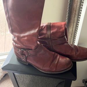 Frye knee high riding boots